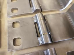 MERCEDES-BENZ STAINLESS STEEL Mercedes W463 G class Doors, Hood + Trunk Door Hinge Set 12 pcs — thumbnail 5