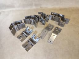 MERCEDES-BENZ STAINLESS STEEL Mercedes W463 G class Doors, Hood + Trunk Door Hinge Set 12 pcs — thumbnail 2