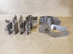 MERCEDES-BENZ STAINLESS STEEL Mercedes W463 G class Doors, Hood + Trunk Door Hinge Set 12 pcs — thumbnail 8