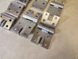 MERCEDES-BENZ STAINLESS STEEL Mercedes W463 G class Front Rear LH RH 4 Door Hinge SET 8pcs — thumbnail 8