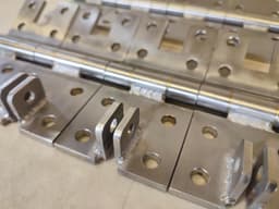 MERCEDES-BENZ STAINLESS STEEL Mercedes W463 G class Doors, Hood + Trunk Door Hinge Set 12 pcs — thumbnail 3
