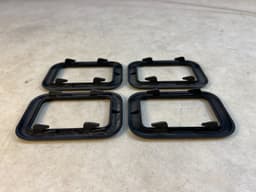 BMW BMW 7 E23 GENUINE Inner Door Handle Covers SET + Armrest Trims BLACK — thumbnail 5