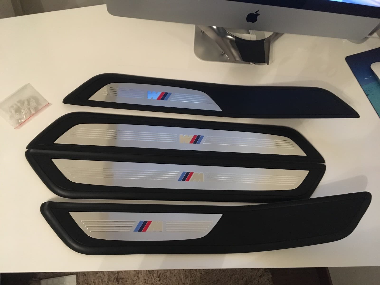 BMW BMW 7 F01 GENUINE M Door Trim Set Threshold Сovers 51478046135 289 290