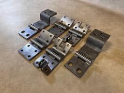 MERCEDES-BENZ STAINLESS STEEL Mercedes W463 G class 2 Doors + Trunk Door Hinge Set 6 pcs — thumbnail 4