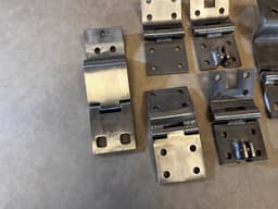 MERCEDES-BENZ STAINLESS STEEL Mercedes W463 G class 2 Doors + Trunk Door Hinge Set 6 pcs — thumbnail 10