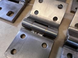 MERCEDES-BENZ STAINLESS STEEL Mercedes W463 G class 2 Doors + Trunk Door Hinge Set 6 pcs — thumbnail 6