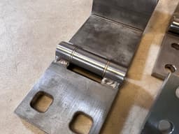 MERCEDES-BENZ STAINLESS STEEL Mercedes W463 G class 2 Doors + Trunk Door Hinge Set 6 pcs — thumbnail 7