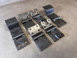 MERCEDES-BENZ STAINLESS STEEL Mercedes W463 G class 2 Doors + Trunk Door Hinge Set 6 pcs — thumbnail 5