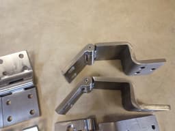 MERCEDES-BENZ STAINLESS STEEL Mercedes W463 G class Doors, Hood + Trunk Door Hinge Set 12 pcs — thumbnail 6