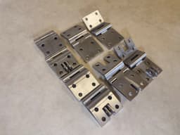 MERCEDES-BENZ STAINLESS STEEL Mercedes W463 G class Front & Rear LH & RH 4 Doors SET Hinge 8pc — thumbnail 1