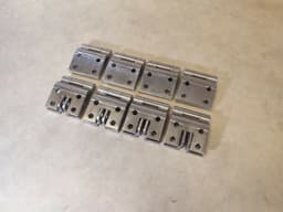MERCEDES-BENZ STAINLESS STEEL Mercedes W463 G class Front & Rear LH & RH 4 Doors SET Hinge 8pc — thumbnail 2