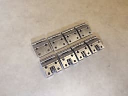 MERCEDES-BENZ STAINLESS STEEL Mercedes W463 G class Front & Rear LH & RH 4 Doors SET Hinge 8pc — thumbnail 3