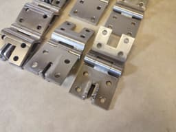 MERCEDES-BENZ STAINLESS STEEL Mercedes W463 G class Front & Rear LH & RH 4 Doors SET Hinge 8pc — thumbnail 6