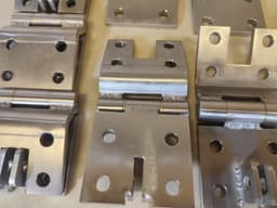MERCEDES-BENZ STAINLESS STEEL Mercedes W463 G class Front & Rear LH & RH 4 Doors SET Hinge 8pc — thumbnail 9