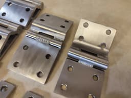 MERCEDES-BENZ STAINLESS STEEL Mercedes W463 G class Front & Rear LH & RH 4 Doors SET Hinge 8pc — thumbnail 10