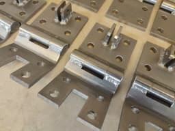 MERCEDES-BENZ STAINLESS STEEL Mercedes W463 G class Doors + Trunk Door Hinge Set 10 pcs — thumbnail 7