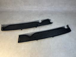 BMW BMW 7 Series E23 GENUINE Cowl Vent Hood Grill Air Inlet Grill Black Shadowline — thumbnail 1