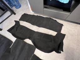 BMW BMW 7 E23 Interior Floor Carpet SET BLACK LHD Car until Facelift — thumbnail 8