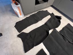 BMW BMW 7 E23 Interior Floor Carpet SET BLACK LHD Car until Facelift — thumbnail 4