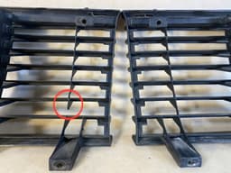 BMW BMW 7 E23 GENUINE FACELIFT HEADLAMP GRILLS PAIR — thumbnail 7