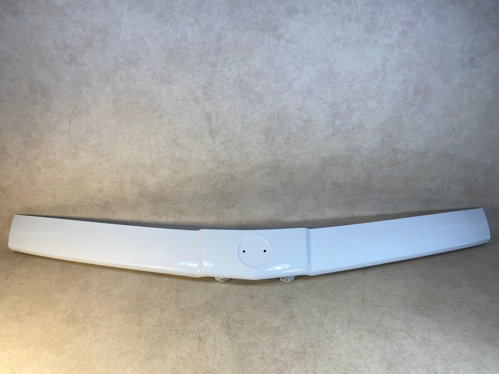 BMW BMW 7 E23 Genuine Front Upper Bumper Hood Molding Body Cover Alpinweiss 3