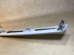 BMW BMW 7 E23 Genuine Front Upper Bumper Hood Molding Body Cover Alpinweiss 3 — thumbnail 10