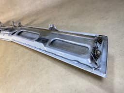 BMW BMW 7 E23 Genuine Front Upper Bumper Hood Molding Body Cover Alpinweiss 3 — thumbnail 7