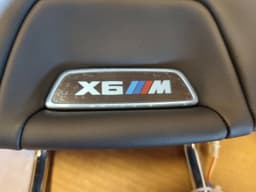 BMW 🔥 GENUINE BMW X6 G06 X6 M LED LOGO FRONT SEAT HEAD REST HEADREST SET X2 PCS 🔥 — thumbnail 2