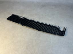 BMW BMW 7 Series E23 GENUINE Cowl Vent Hood Grill Air Inlet Grill Black Shadowline — thumbnail 3