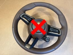 PORSCHE Porsche 95B MACAN 911 992 PANAMERA 971.2 TAYCAN Steering Wheel Drive Mode Braun — thumbnail 3