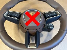 PORSCHE Porsche 95B MACAN 911 992 PANAMERA 971.2 TAYCAN Steering Wheel Drive Mode Braun — thumbnail 5