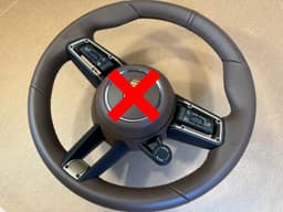 PORSCHE Porsche 95B MACAN 911 992 PANAMERA 971.2 TAYCAN Steering Wheel Drive Mode Braun — thumbnail 2