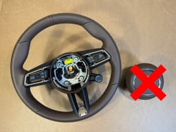 PORSCHE Porsche 95B MACAN 911 992 PANAMERA 971.2 TAYCAN Steering Wheel Drive Mode Braun — thumbnail 6