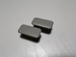 BMW BMW 3 X5 X6 E-series GENUINE Pillar Air Cap Grey x2 psc 51437135689 — thumbnail 2
