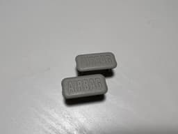 BMW BMW 3 X5 X6 E-series GENUINE Pillar Air Cap Grey x2 psc 51437135689 — thumbnail 1