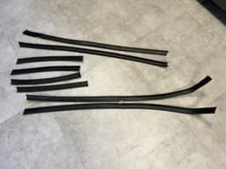 BMW BMW 7 E23 GENUINE Interior Door Trim SET ANTHRAZIT — thumbnail 3