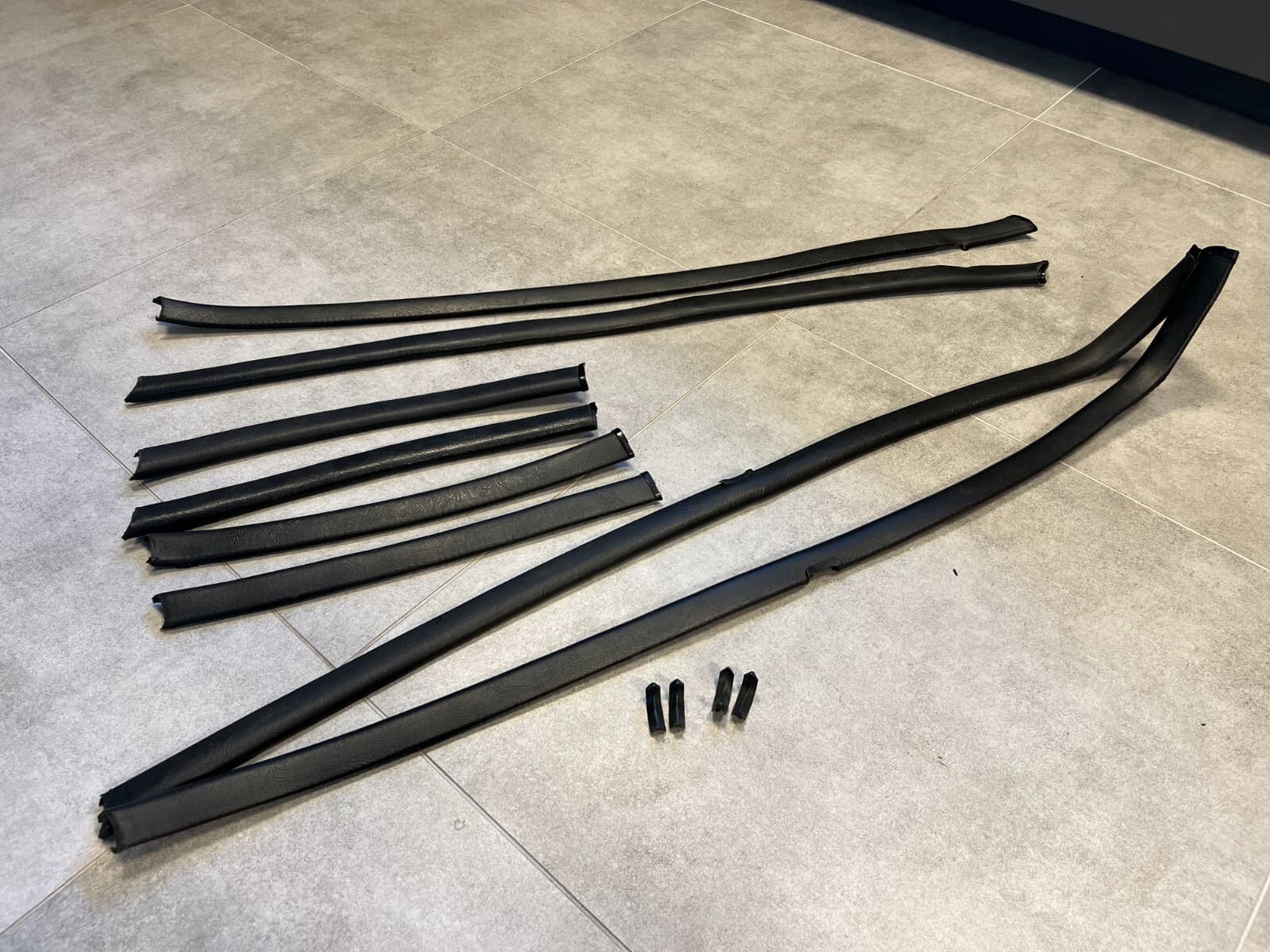 BMW BMW 7 E23 GENUINE Interior Door Trim SET ANTHRAZIT