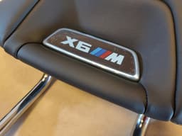 BMW 🔥 GENUINE BMW X6 G06 X6 M LED LOGO FRONT SEAT HEAD REST HEADREST SET - X2 PCS — thumbnail 2