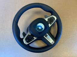 BMW BMW 5 6 X3 X4 G30 G31 G38 G32 G01 G02 OEM EU M Steering Wheel Paddles HEATING — thumbnail 9