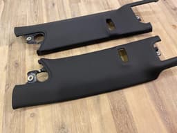PORSCHE Porsche 911 991 Cabrio GENUINE Left & Right Leather A-Pillar Interior Trim SET — thumbnail 5