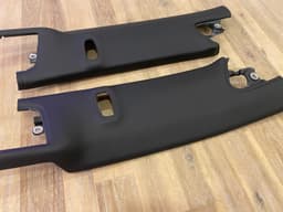 PORSCHE Porsche 911 991 Cabrio GENUINE Left & Right Leather A-Pillar Interior Trim SET — thumbnail 6
