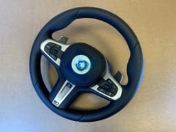 BMW BMW 5 6 X3 X4 G30 G31 G38 G32 G01 G02 OEM EU M Steering Wheel Paddles HEATING — thumbnail 10