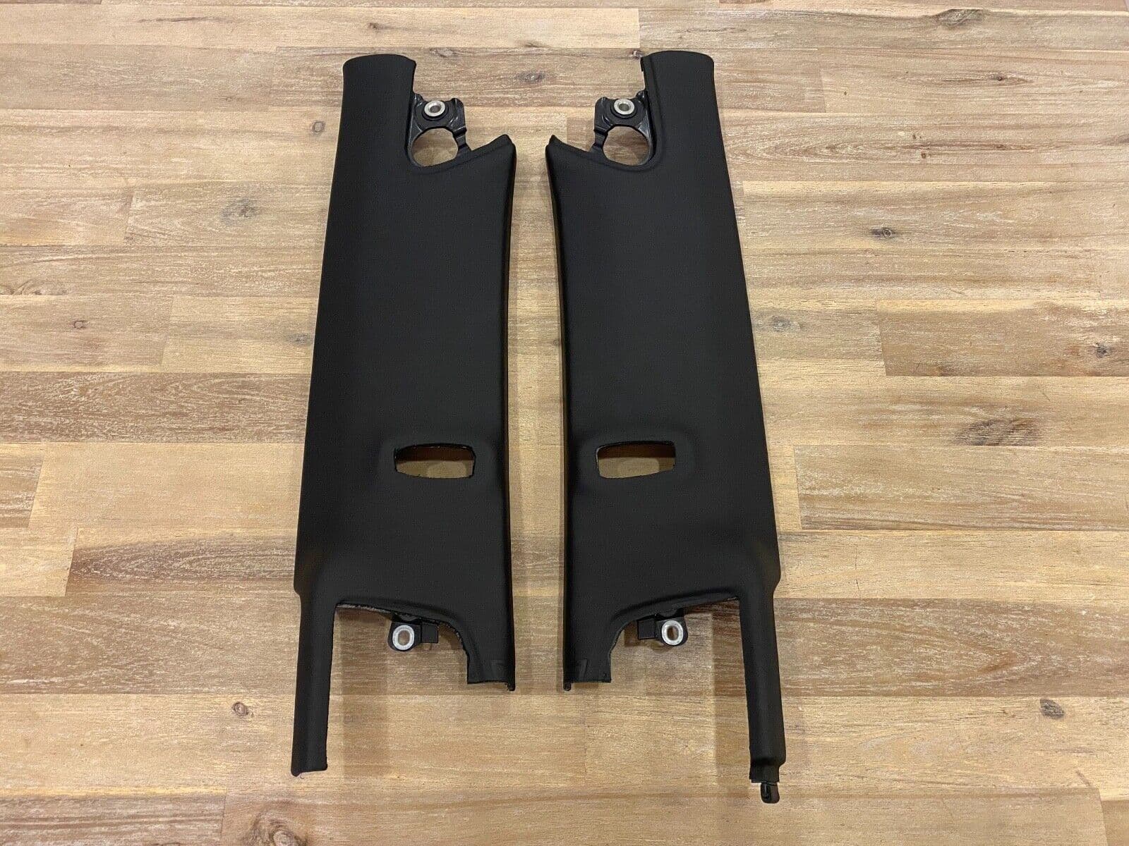 Porsche 911 991 Cabrio GENUINE Left & Right Leather A-Pillar Interior Trim SET