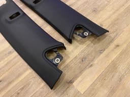 PORSCHE Porsche 911 991 Cabrio GENUINE Left & Right Leather A-Pillar Interior Trim SET — thumbnail 4