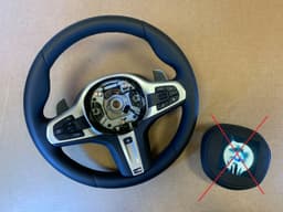 BMW BMW 5 6 X3 X4 G30 G31 G38 G32 G01 G02 OEM USA M Steering Wheel Paddles HEATING — thumbnail 1