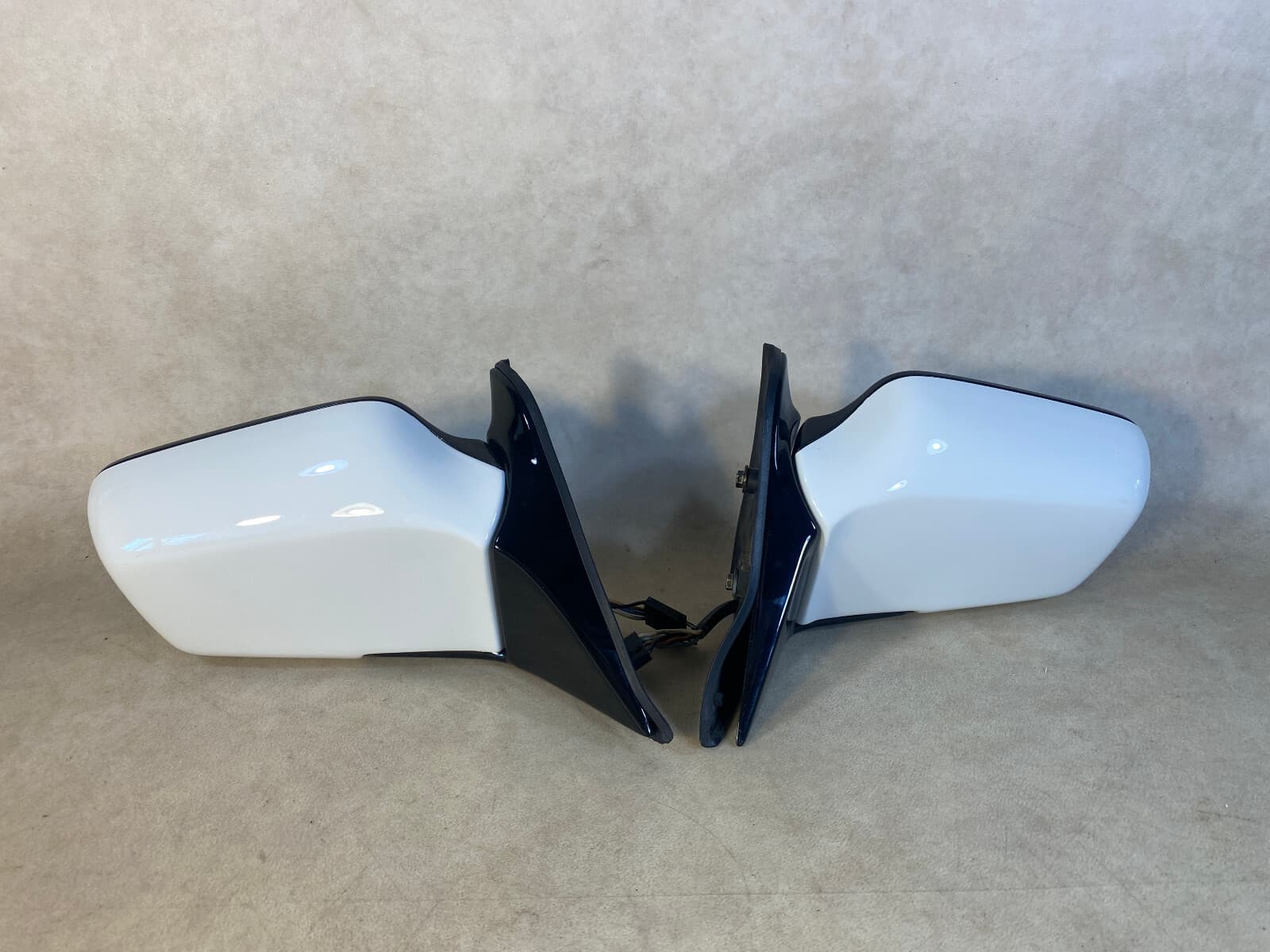 BMW BMW 7 E23 GENUINE Mirrors with Shadow Line LH/RH from 09/1982 Year LHD RARE item