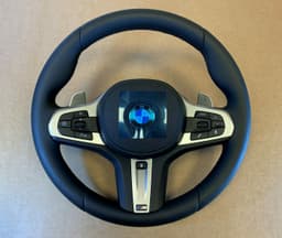BMW BMW 5 6 X3 X4 G30 G31 G38 G32 G01 G02 OEM M Steering Wheel Paddles HEATING VIBRO — thumbnail 2