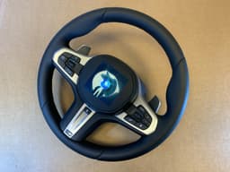 BMW BMW 5 6 X3 X4 G30 G31 G38 G32 G01 G02 OEM M Steering Wheel Paddles HEATING VIBRO — thumbnail 10