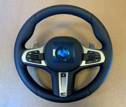 BMW BMW 5 6 X3 X4 G30 G31 G32 G01 G02 OEM M Steering Wheel Paddles HEATING VIBRO ACC — thumbnail 2