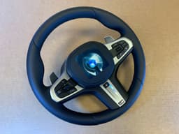 BMW BMW 5 6 X3 X4 G30 G31 G38 G32 G01 G08 G02 OEM M Steering Wheel Paddles HEATING — thumbnail 9
